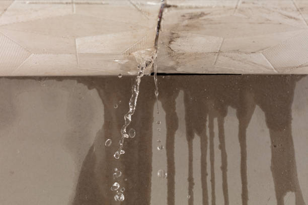 Professional Burst Pipe Cleanup technician working in Grimsley, TN